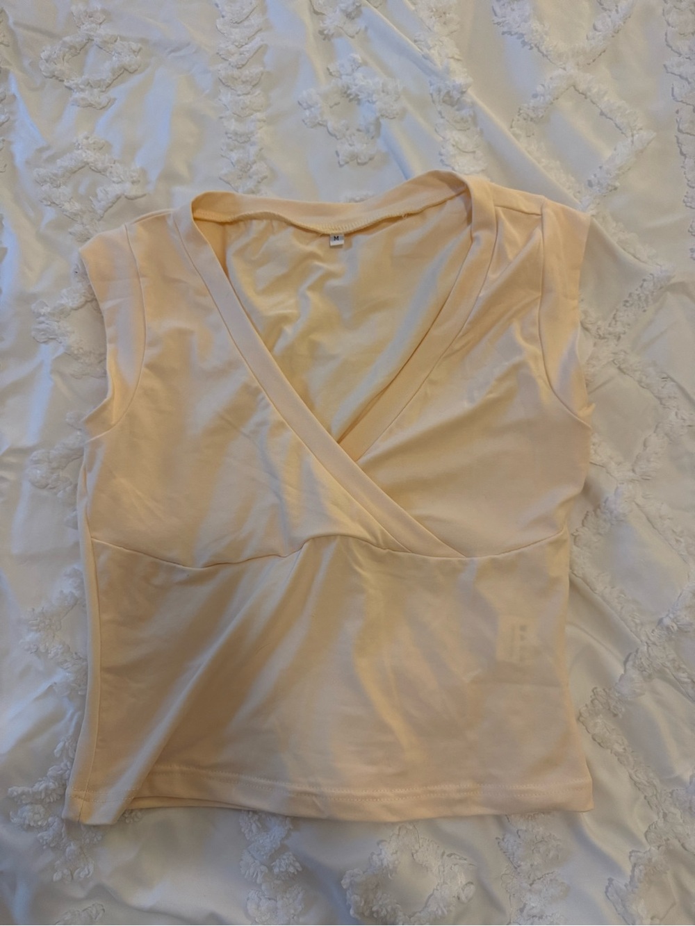 Sleeveless Wrap Front Top in